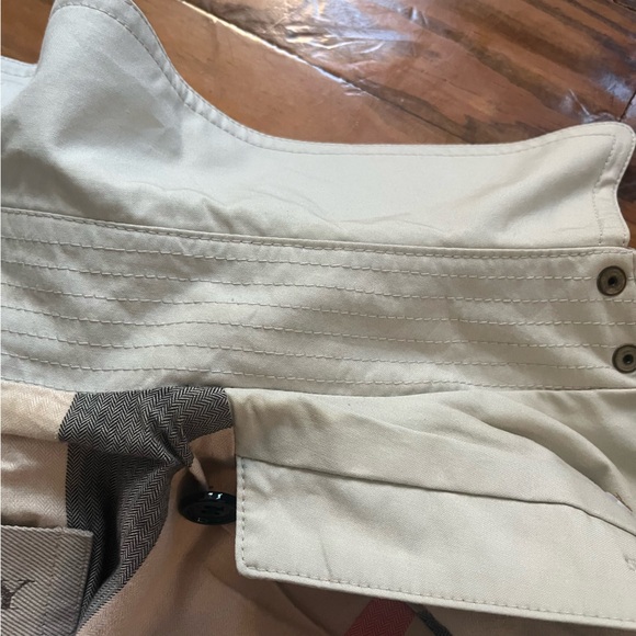 Burberry Brit Reymoor Quilted Vest Liner Removable Hooded Check Trench in size 8 - Picture 11 of 17